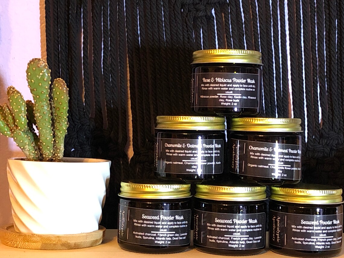 Seaweed Mask for Oily and Acneprone Skin Just Add Water Etsy Denmark