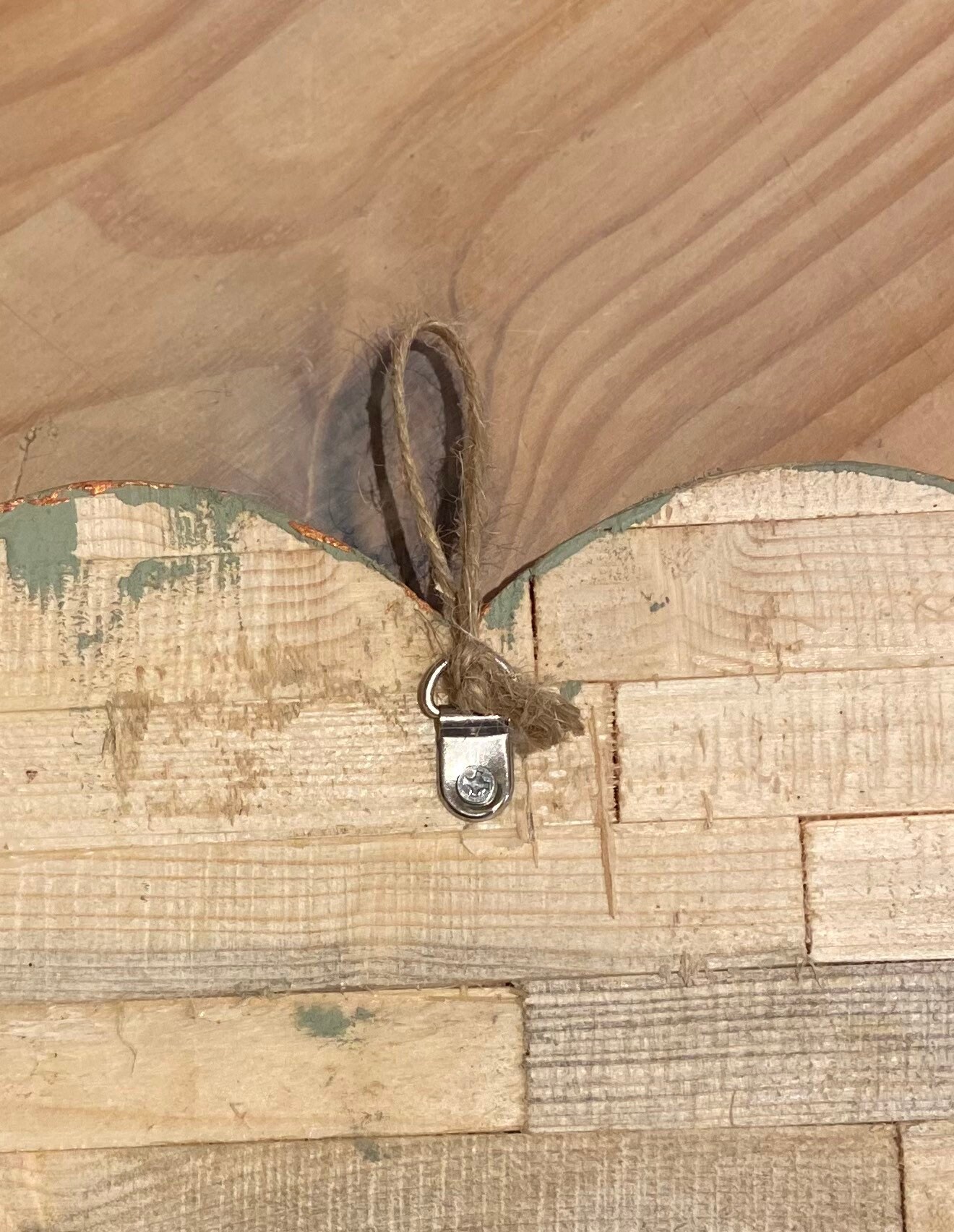 Handcrafted Rustic Wood Hanging Heart Heart Wall Hanging Etsy