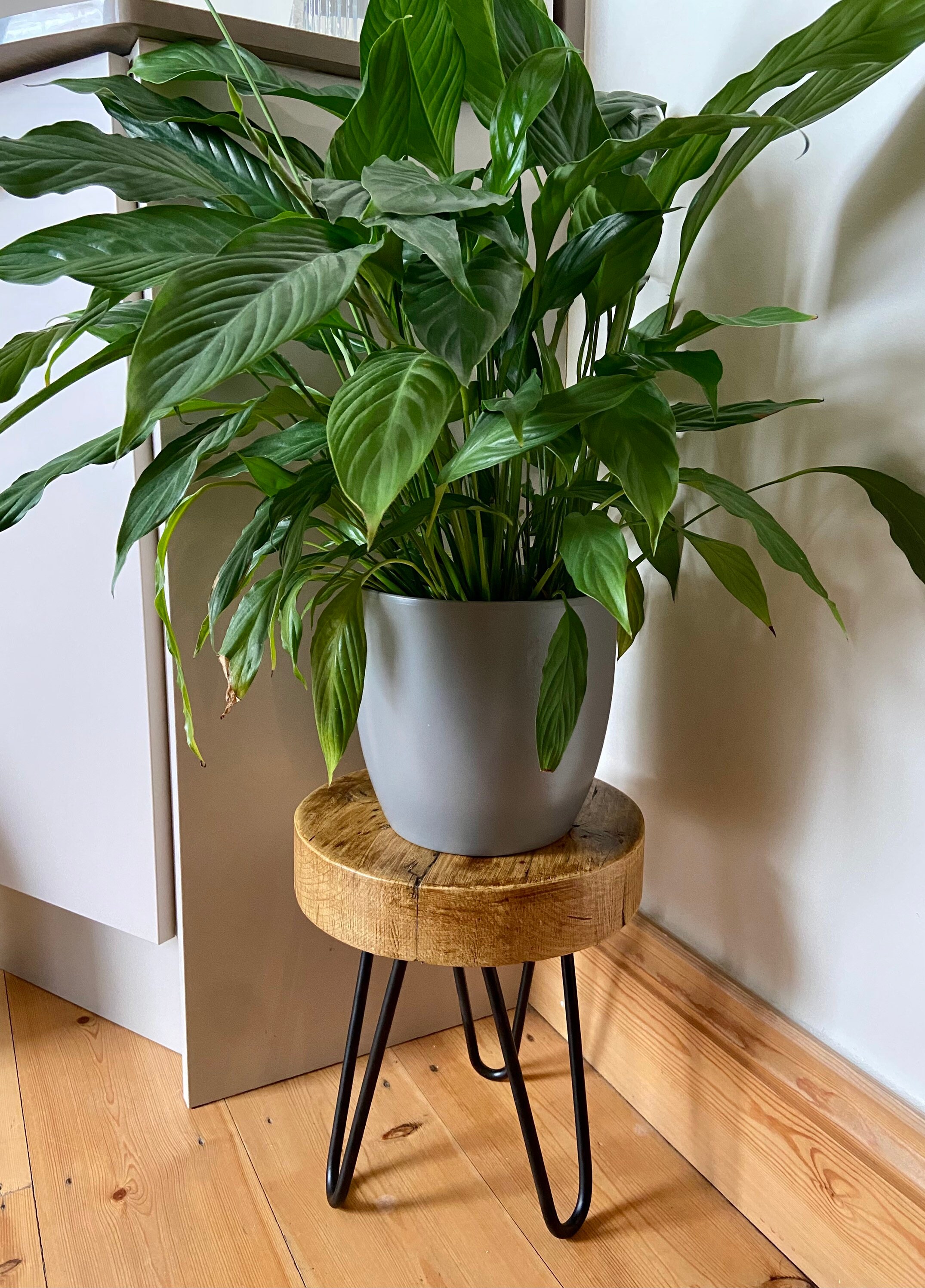 handcrafted-rustic-wooden-plant-stand-reclaimed-scaffold-etsy-uk