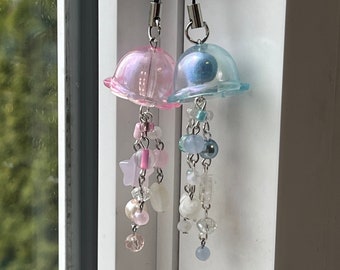 jellyfish keychain