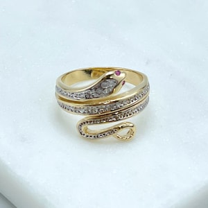 18k Gold Filled With Micro Cubic Zirconia and Silver Filled Sake Ring Wholesale Jewelry Supplies
