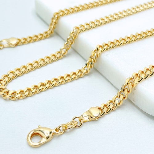 14k Gold Filled Miami Cuban Link Chain 6mm Thickness Featuring Etsy
