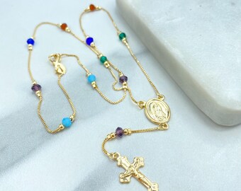 Collana Rosario 60 cm 9 in oro giallo 18 kt - Gioielleria online Guerriero pozzuoli- preziosi oro