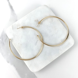 18k Gold Filled Fancy Circle Barbell C Earrings Wholesale Jewelry Supplies