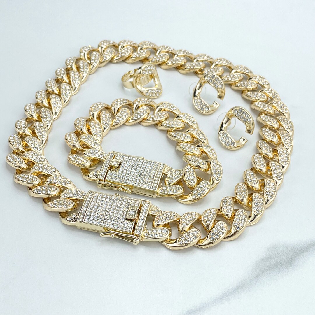24k Gold Bracelets, Hip Hop Bracelets, Flooded Ice Bracelets | Bling Jewelz