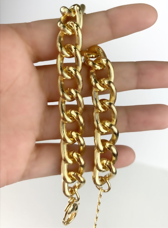 Catena Curb Link 10K Chiusura Lobster Collana In Oro Giallo 10K Catena Cubano - Maglia Curb Da 2,5mm, Chiusura A Granchio, Lunghezze 16-30 Pollici Collana Oro 10K - Foto 10