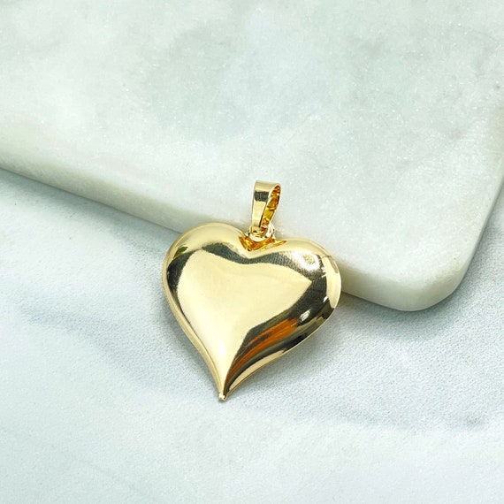 Pendentif Cœur En Or 18 Carats - Bijou Ancien/Occasion - Sans Plus De Détails