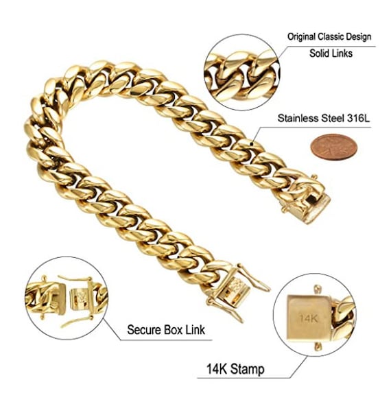 Bracelet De Cheville Doré Pour Femme - Chaîne Cuban Link épaisse Avec Pendentif Fleur - Longueur Réglable 20+5 Cm