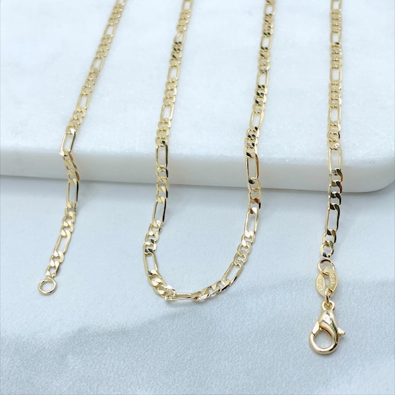 Collana maglia veneziana con nome a lastra centrale placcata oro giallo
