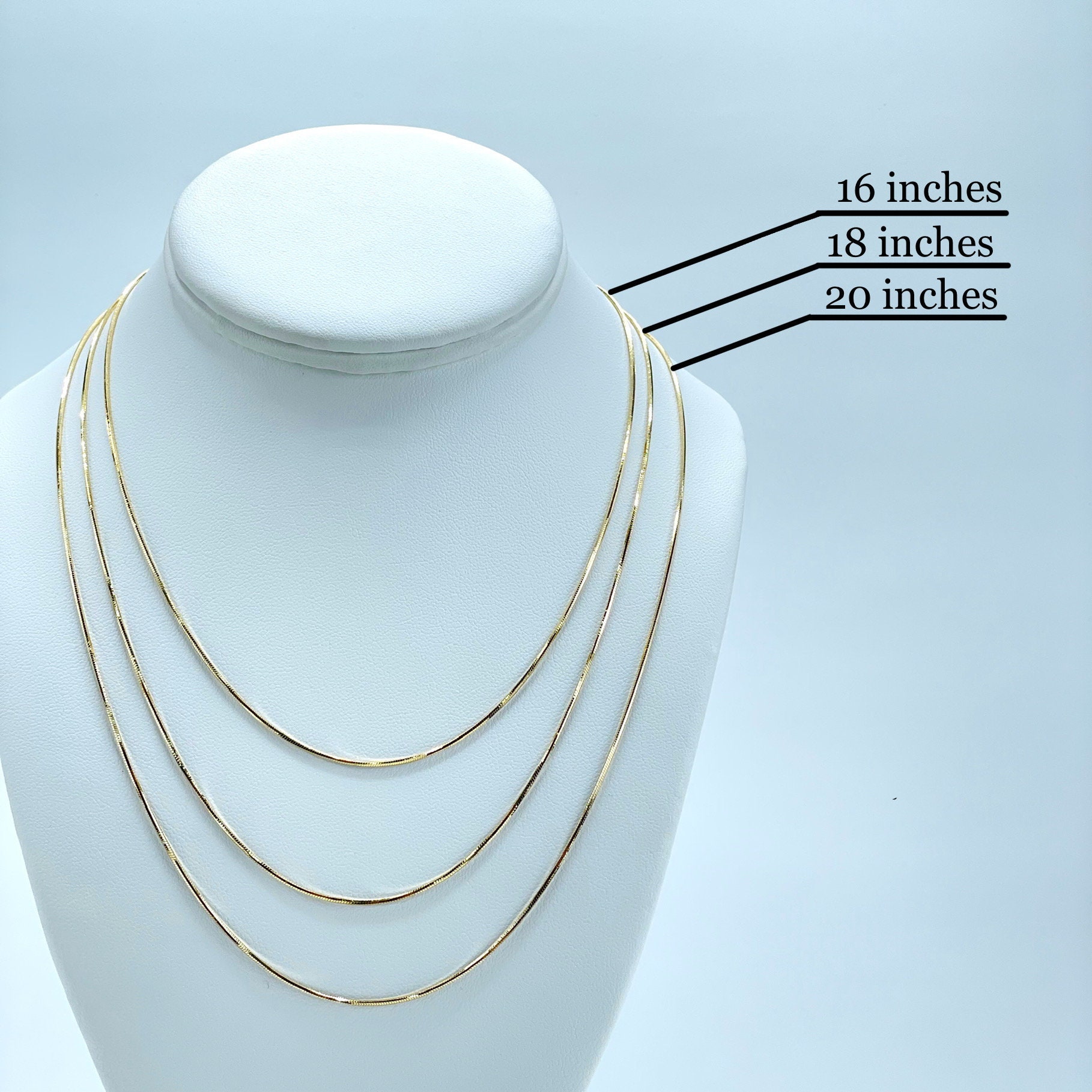 18k Gold Filled 1mm Thickness Fancy Cut Round Snake Chain - Etsy