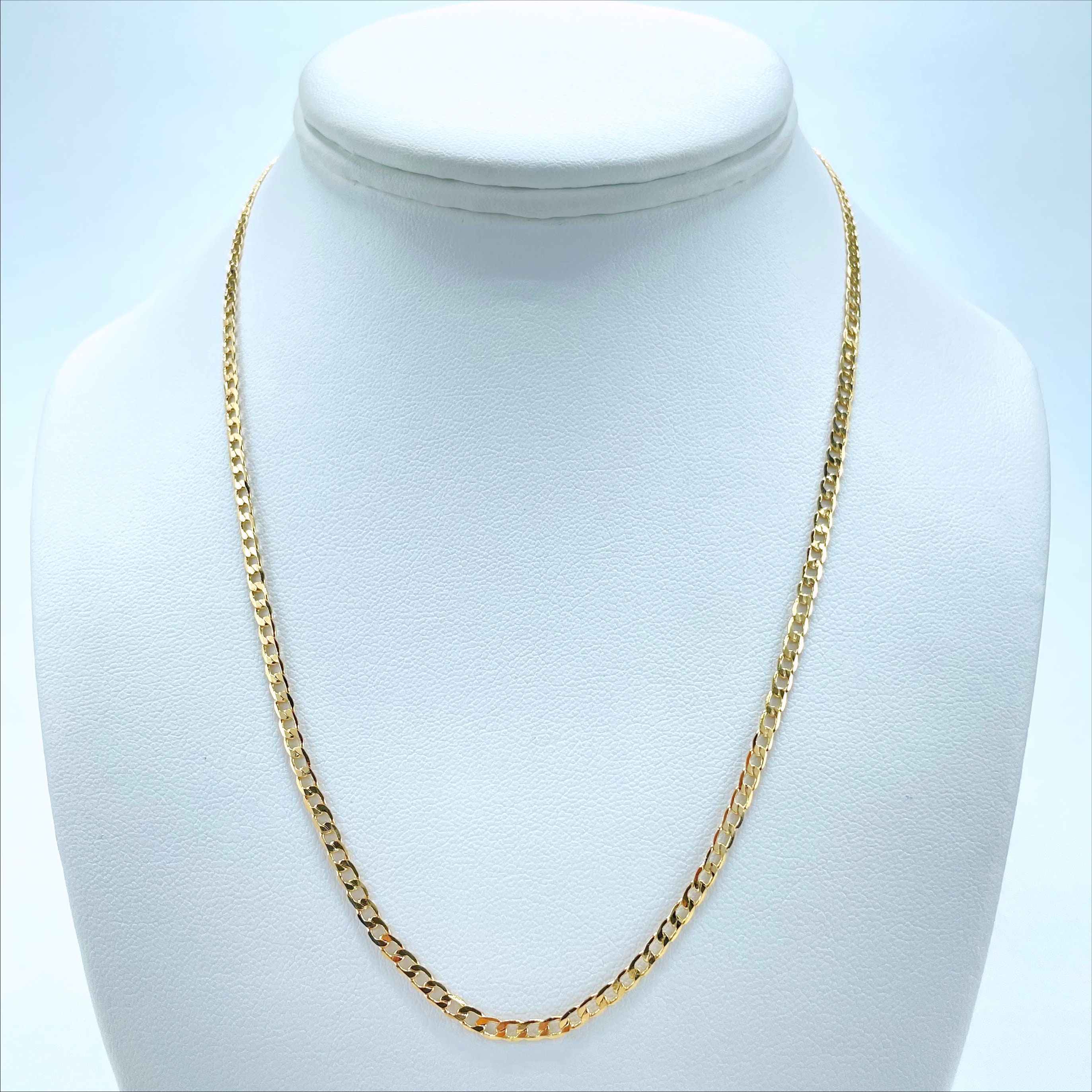 18K Gold Gefüllt Kubanische Kette