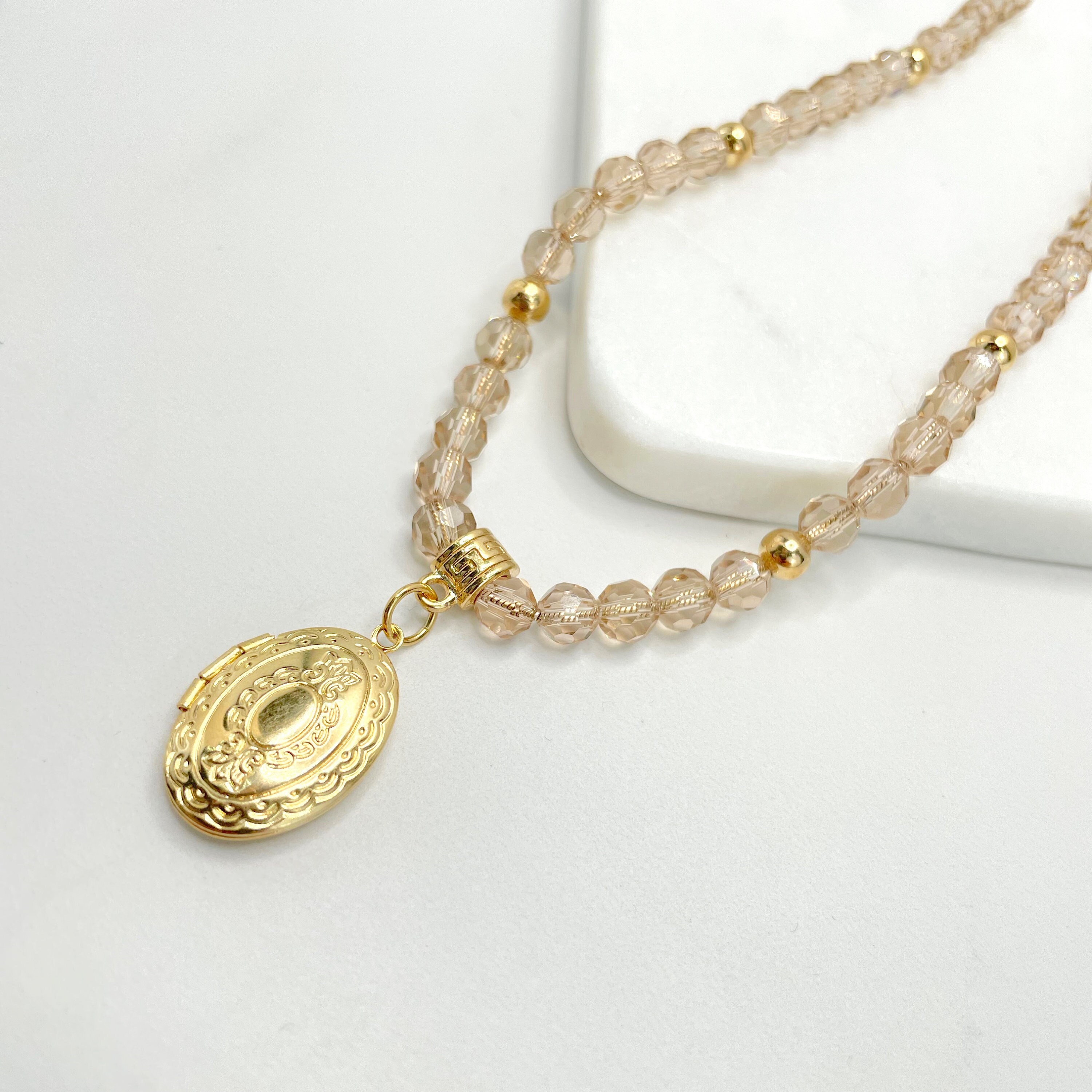 Wholesale 18-Karat gold chain lock hip-hop rock style necklace