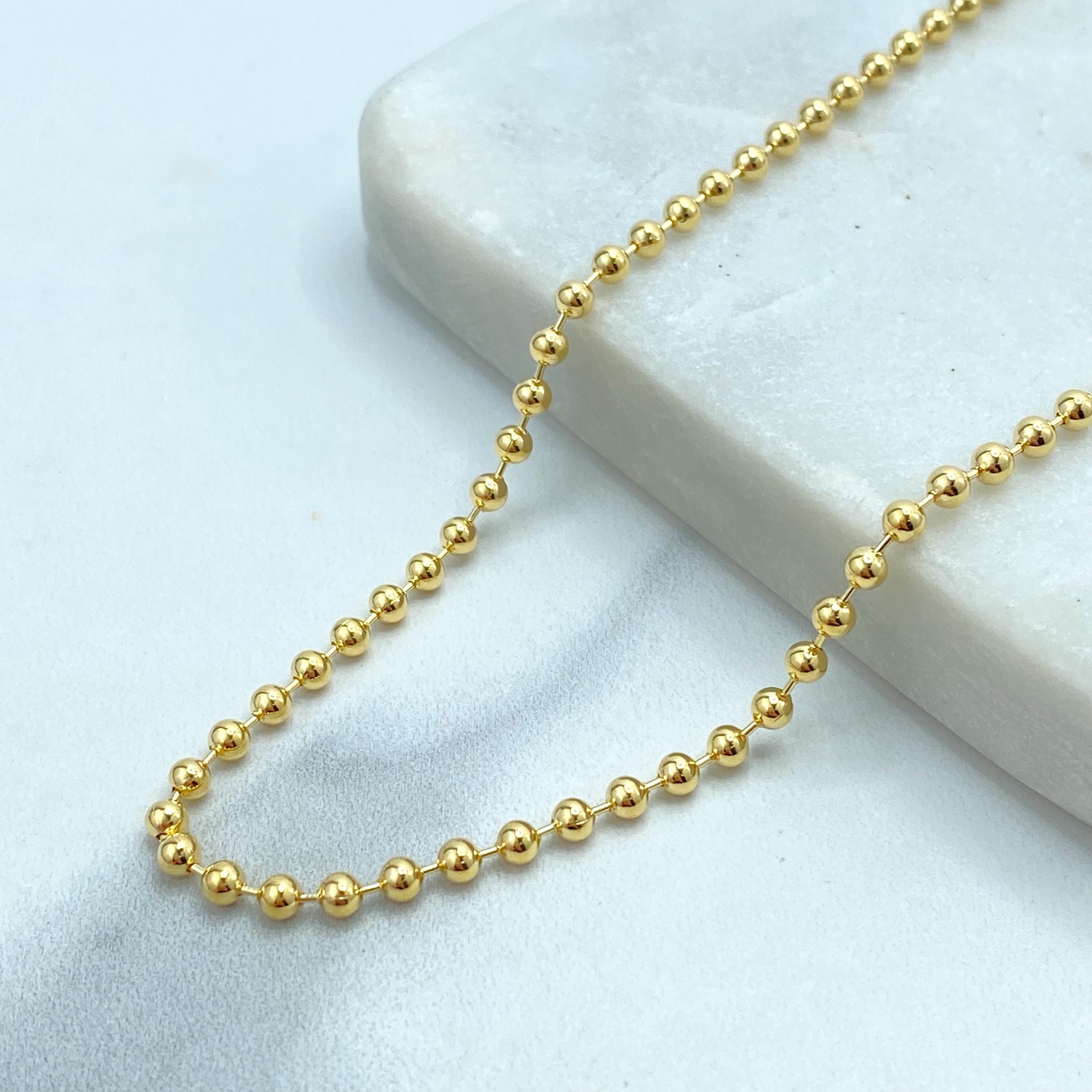 GlitterIced Out Ball Necklace 4mm GOLD 金 il_fullxfull.6985625479_f0gv.jpg