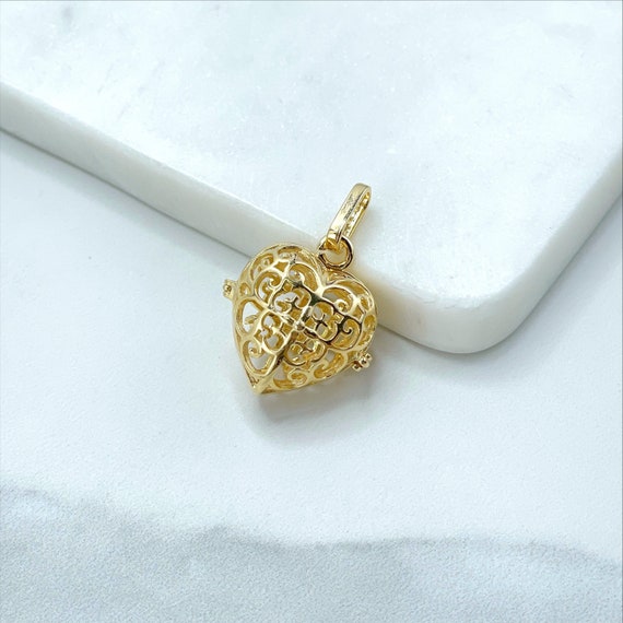 jewelry for women Heart Shape Charms Bling Charms For Jewelry