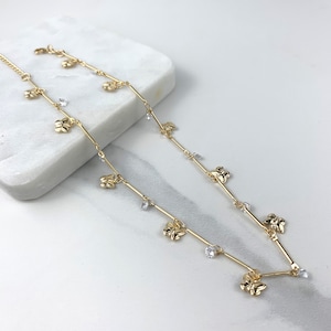18k Gold Filled Fancy Butterfly With Swarovski Choker Wholesale  Jewelry Supplies