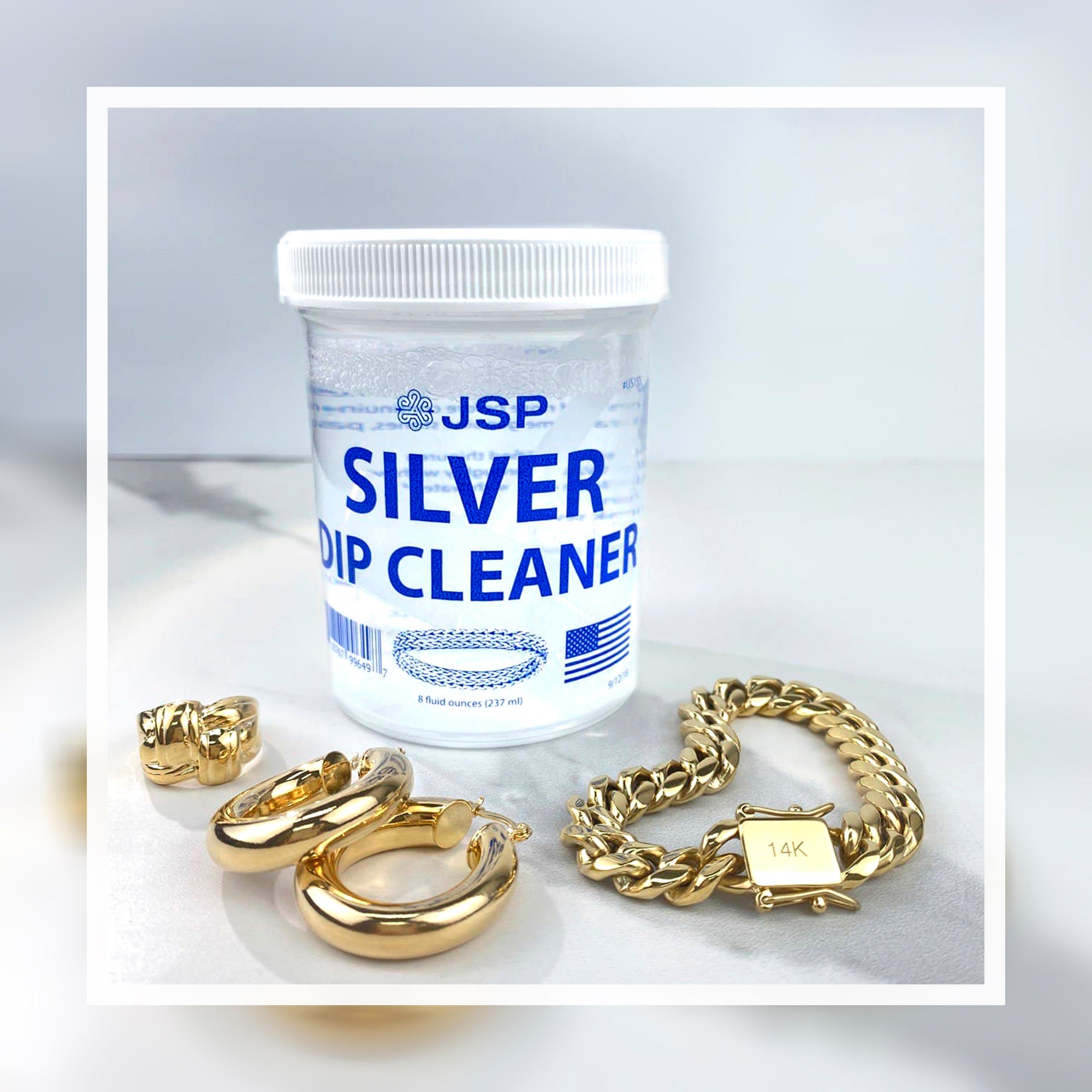 Silver Plating Solution ET1 and FREE Jewelry Cleaner 