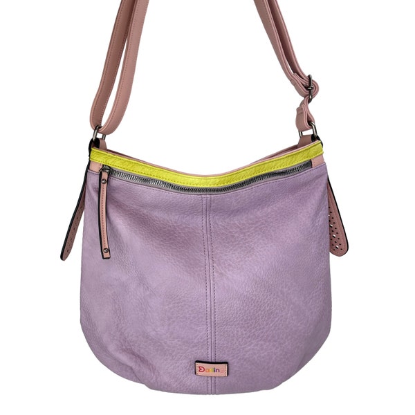 Darling - Bolso de hombro tipo hobo de cuero vegano simple - Edición de primavera