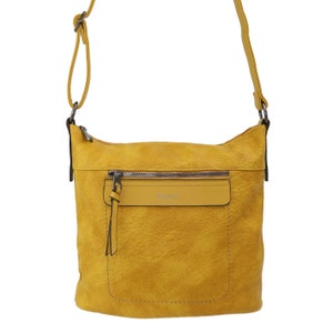 Darling Hobo Style Vegan Leather Shoulder Crossbody Bag Turmeric Yellow