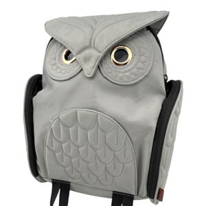 バッグ MORN CREATIONS black owl backpack Morn Creations - Owl Backpack (L) | YesStyle