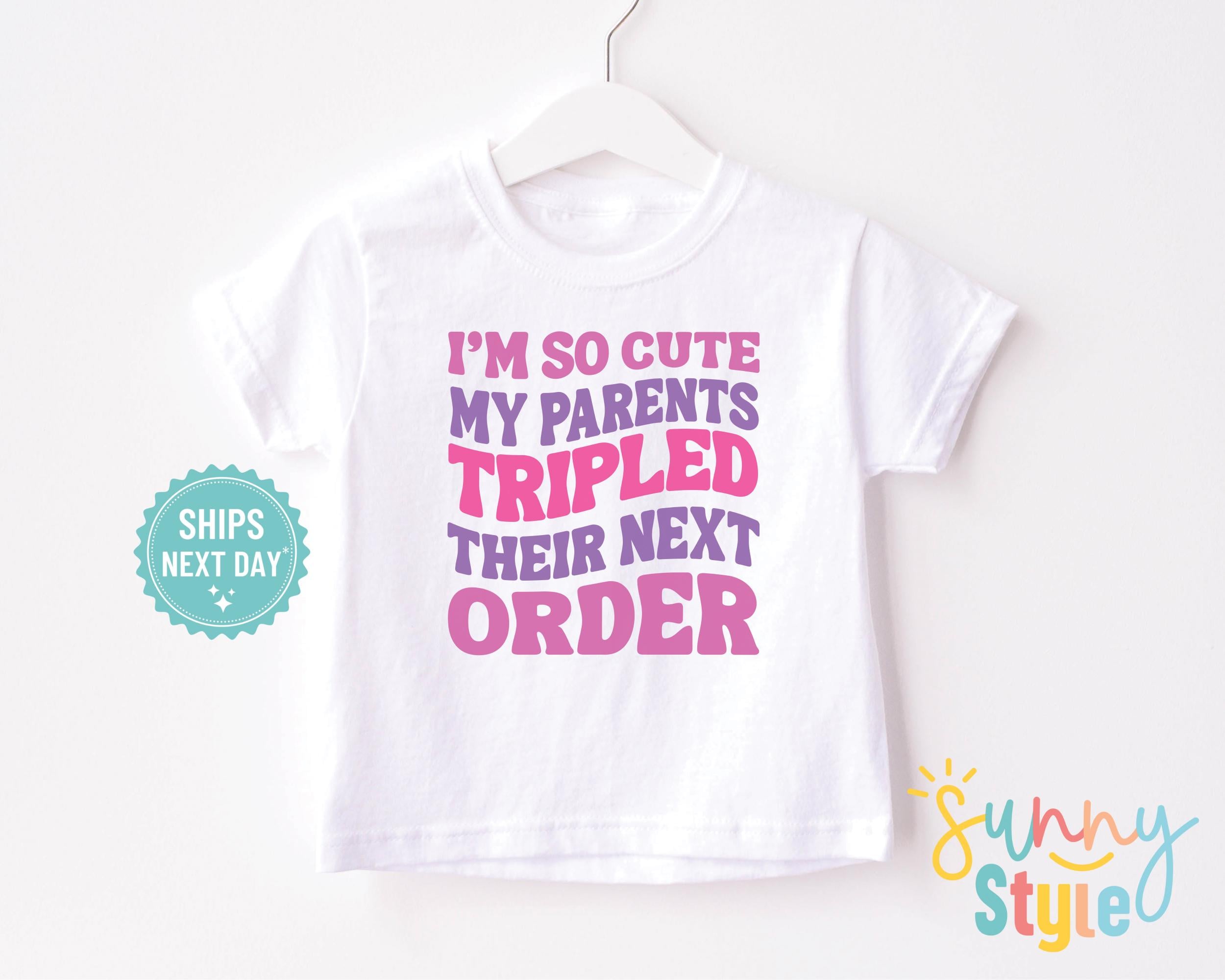 Triplet Mom T-shirt Retro Triplet Mama Shirt Mother Of Triplets