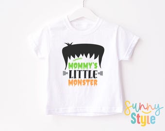 Mommy's Little Monster Halloween Shirt: Frankenstein Tee - 1166