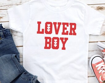 Lover Boy Valentine Shirt: Toddler & Kids Tee