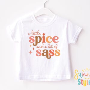 Funny Sassy Girl Fall T-Shirt: Pumpkin Spice Toddler Tee - 1191