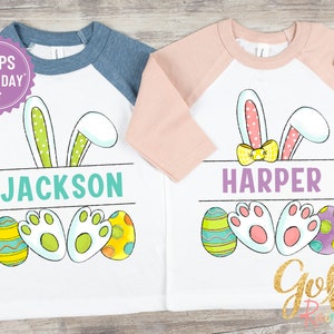 Personalized Easter Shirts for Kids, Matching Easter Shirts, Cousin Crew Easter Tees, Toddler Easter Egg Hunt Shirts, Siblings, Cousins 1102