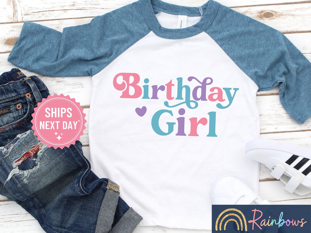 Birthday Girl Shirt Toddler Girl Birthday Shirt Youth the Etsy