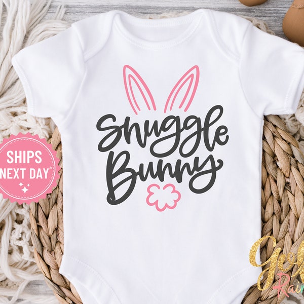 Snuggle Bunny SVG, Easter Onese Svg, Frst Easter Svg, Baby Boy Easter