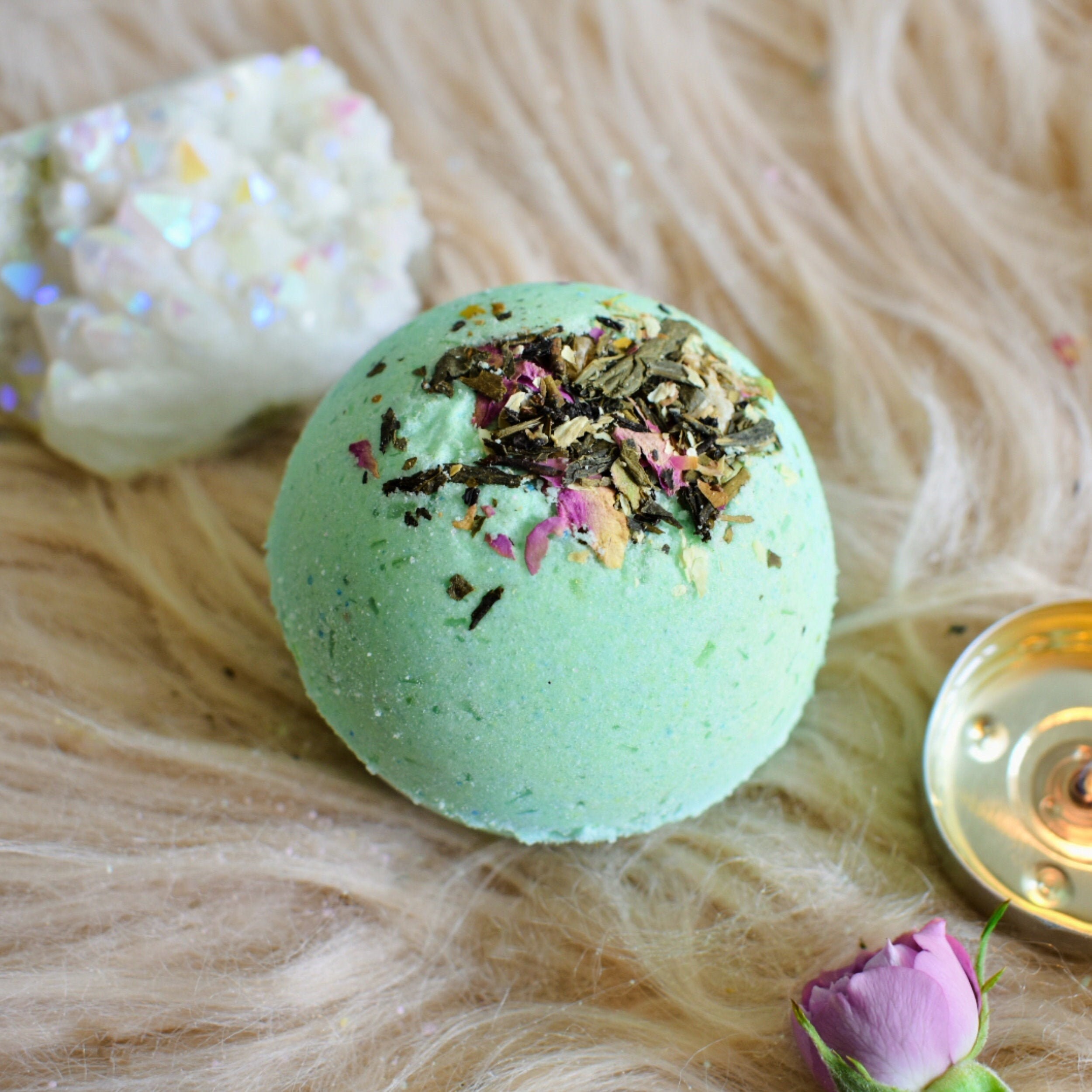 Bath bomb Fizzing and foaming bath bomb Moisturizing vegan Etsy