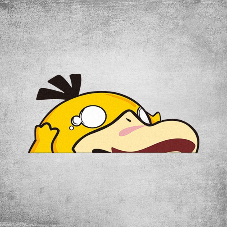 Pokemon Scared Psyduck コダック Snorlax カビゴン Pikachu Anime Etsy