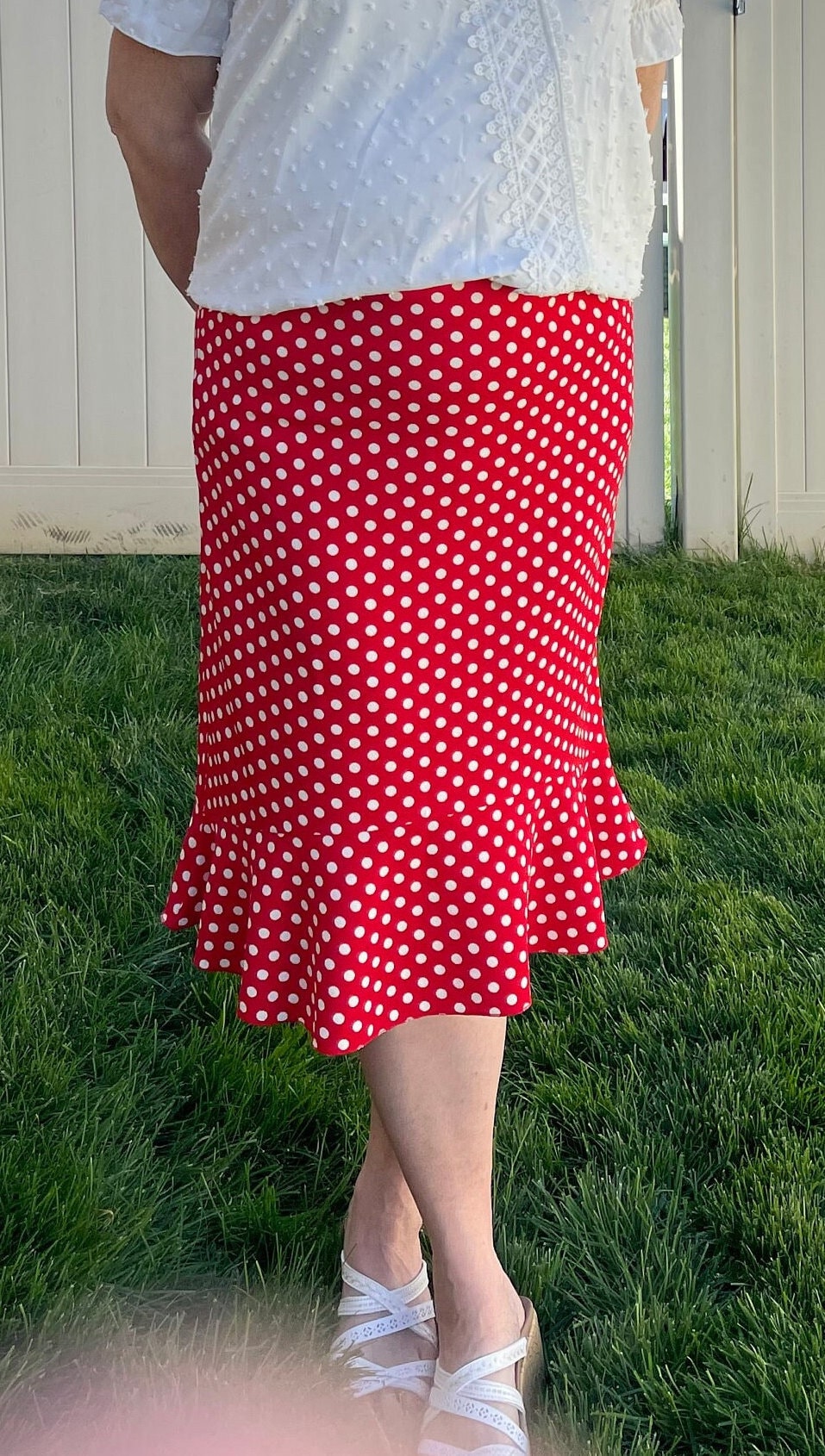 Xl Polka Dot Skirt