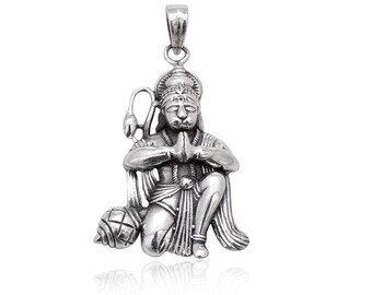 Shop Anjaneya Swamy Silver Locket UP TO 59 OFF