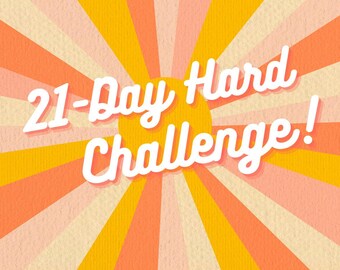 21 Reto de vida extremo y difícil para mujeres: Planificador de 21 días, Guía de motivación para una mentalidad saludable y fitness, y Seguimiento de hábitos.