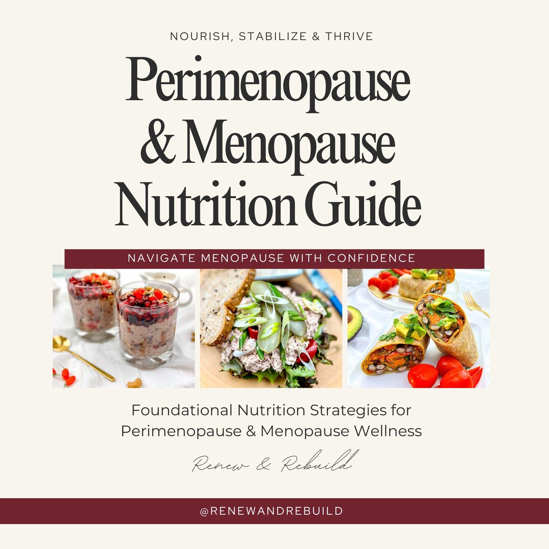 Perimenopause & Menopause Nutrition Guide Hormone Balance Ebook Anti ...