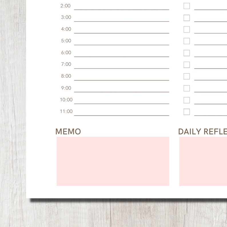 Productivity Planner, to Do List Printable, Digital Planner, Printable ...