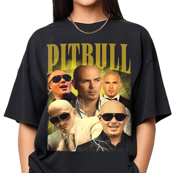 Pitbull Shirt Vintage Pitbull Shirt Pitbull Rap Hip Hop 