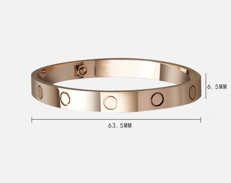 Love Bracelet Plated Luxury Bracelet High Quality Love Bracelet,Couple Bracelet,Stacking Bracelet\uff0cSlotted screw