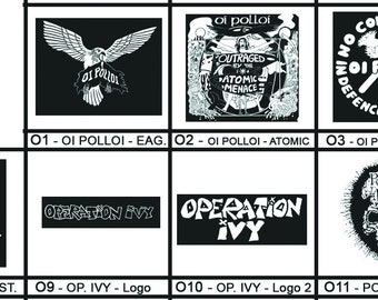 O - P - Punk Patches - Grindcore, Thrash, Crust, Anarcho, Metal, Vegan, D beat, Street Punk, Screen Print