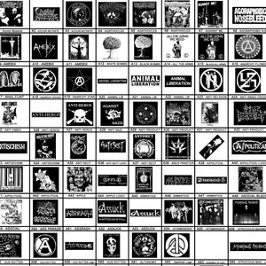 A - 2 DISEÑOS - Parches Punk - Grindcore, Thrash, Crust, Anarcho, Metal, D beat, Street Punk, Serigrafía