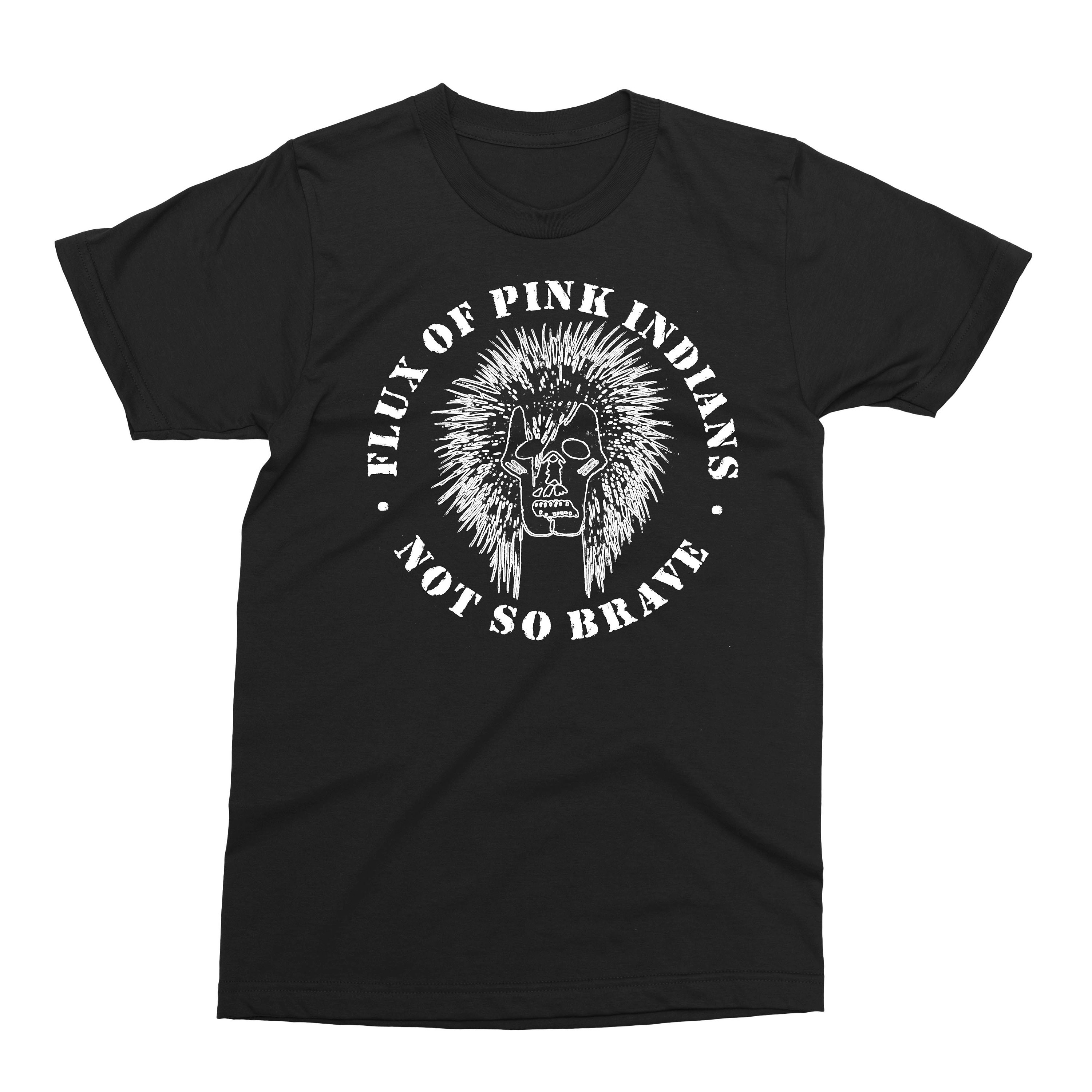 T-shirt Flux Of Pink Indians Unisexe - Neuf Avec étiquettes - Imprimé Graphique Punk/rock