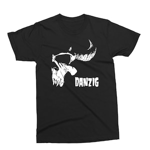 DANZIG - Skull Shirt, Hardrock, Blues Rock, Metal, Punk, 80&#39;s , Crust