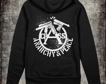 FILTH - 'destroy Everything' Zip up Hoodie Sweatshirt - Punk