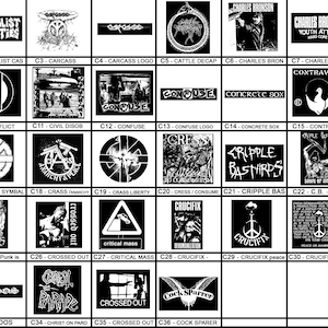 C - Punk Patches - Grindcore, Thrash, Crust, Anarcho, Metal, Vegan, D-Beat, Street Punk, Siebdruck