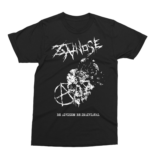 ZYANOSE - 'Be Division' Tshirt destroy, crust punk, Noise, Nerveskade, Confuse, Gism, Framtid zouo unarm