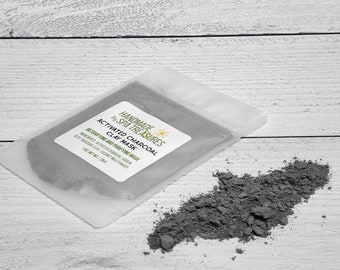 Activated Charcoal Mask| Natual Clay Mask | Acne Mask|  Colloidal Mask | Rhassoul Clay| Kaolin Clay