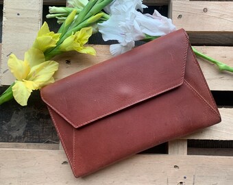 Cords Craft | Leather Clutch Bag | Leather Wallet | Clutch Purse for women and girls | Handicraft Leather Clutch Purse | Ladies Purse