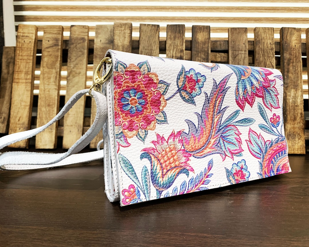 HUGS IDEA Corgi Kosmetiktasche Mit Blumendruck – Aus PU-Leder, Wasserdicht, Für Mädchen