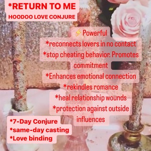 Return To Me (Southern love conjure kit)